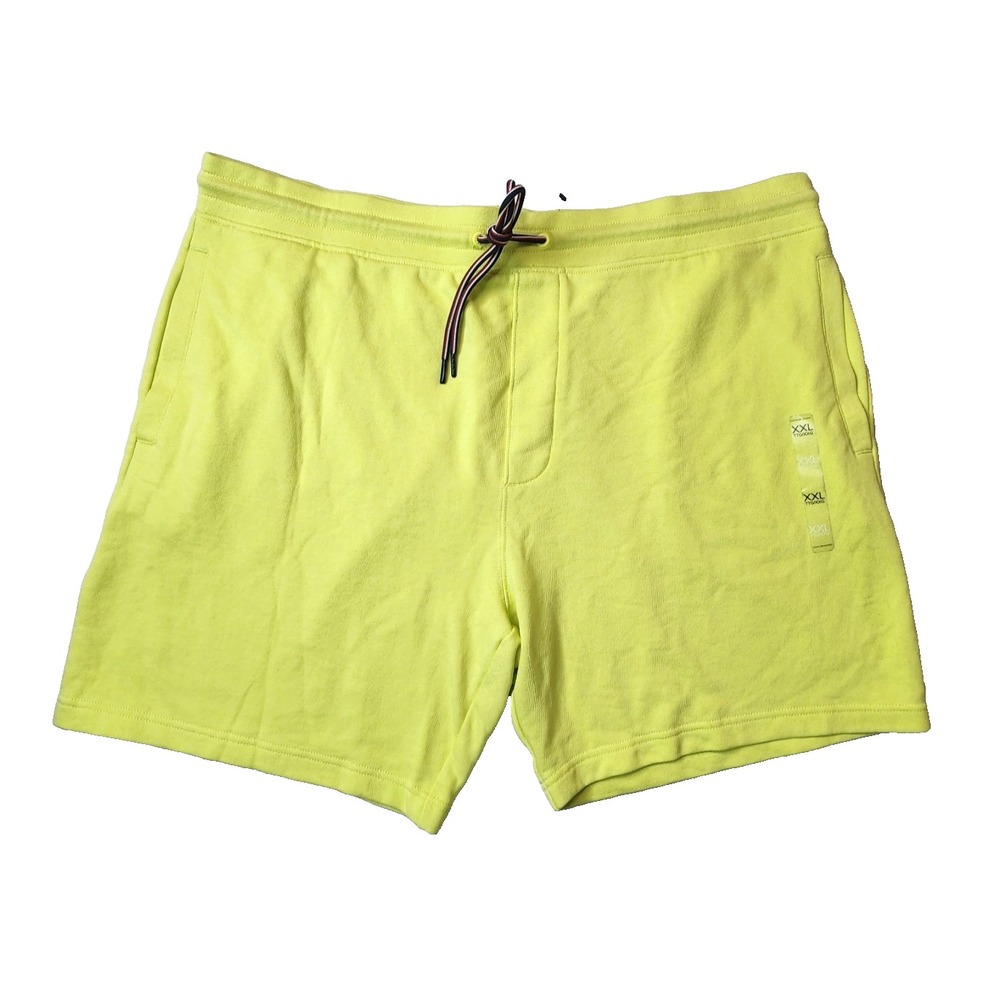 Tommy Hilfiger Women Lounge Jogger Sweat Shorts Pockets Lime Size XXL